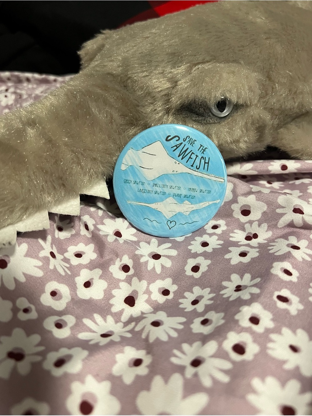 Save the Sawfish Button